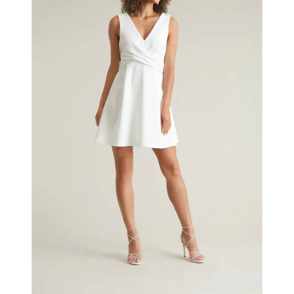 NEW IVY & BLU jillian bow back dress in ivory